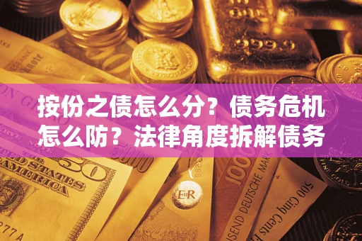 武汉按份之债怎么分？债务危机怎么防？法律角度拆解债务分配与风险自保指南