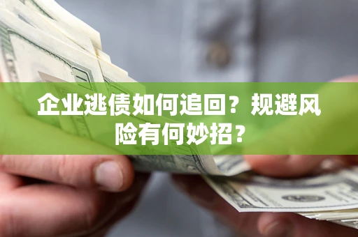 武汉企业逃债如何追回？规避风险有何妙招？