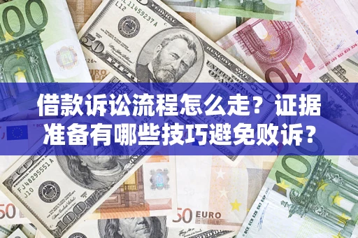 武汉借款诉讼流程怎么走？证据准备有哪些技巧避免败诉？