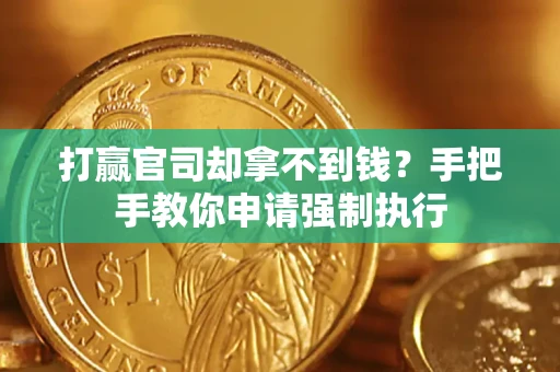 武汉打赢官司却拿不到钱？手把手教你申请强制执行