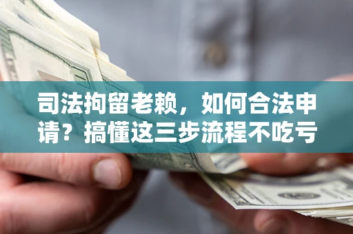 武汉司法拘留老赖，如何合法申请？搞懂这三步流程不吃亏！