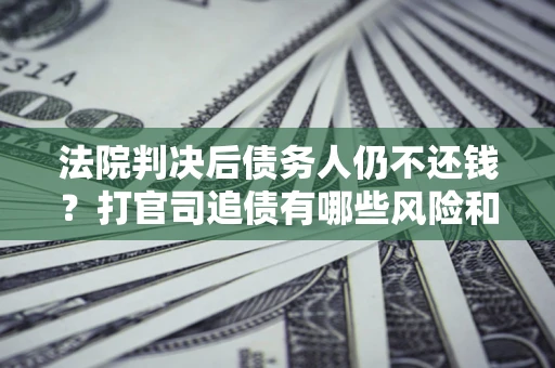武汉法院判决后债务人仍不还钱？打官司追债有哪些风险和技巧？