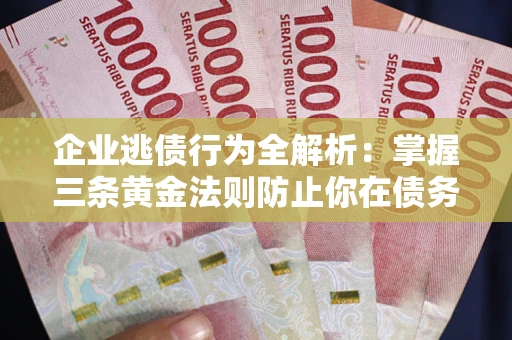 武汉企业逃债行为全解析：掌握三条黄金法则防止你在债务乱局中“踩雷”